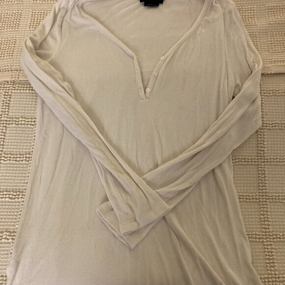 Hatch Maternity Nursing Softest Rib Henley Shirt Size 1 Small - Picture 3 of 4